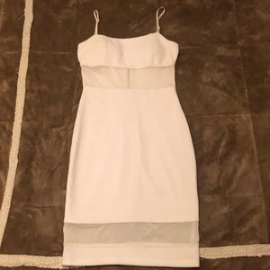 White cocktail dress